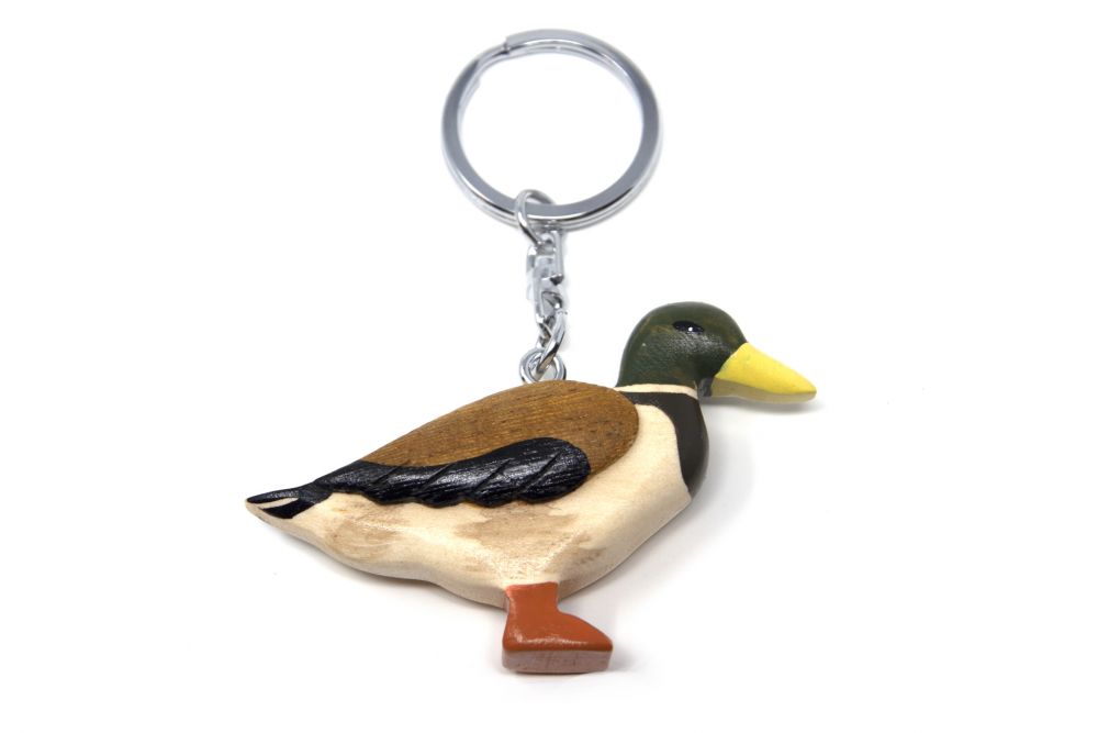 Schlüsselanhänger aus Holz - Ente, 5,90 €