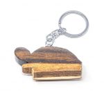 Schlüsselanhänger aus Holz - Biber