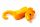 Cornelissen - Kuscheltier - Seepferdchen orange - 23 cm