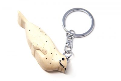Schlüsselanhänger aus Holz - Seehund, 5,90 €