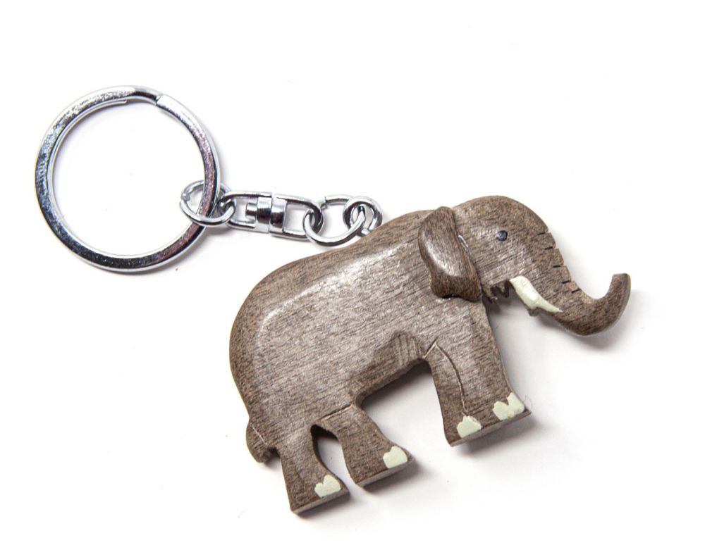 Schlüsselanhänger aus Holz - Elefant, 5,90 €