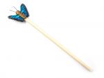 Holzbleistift - blauer Schmetterling
