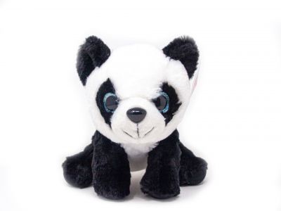 Kuscheltier - Panda sitzend mit Glubschaugen - 24 cm, 13,10 €