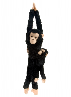 Wild Republic - Kuscheltier - Hanging Monkey - Schimpanse mit Baby, 26,90 €